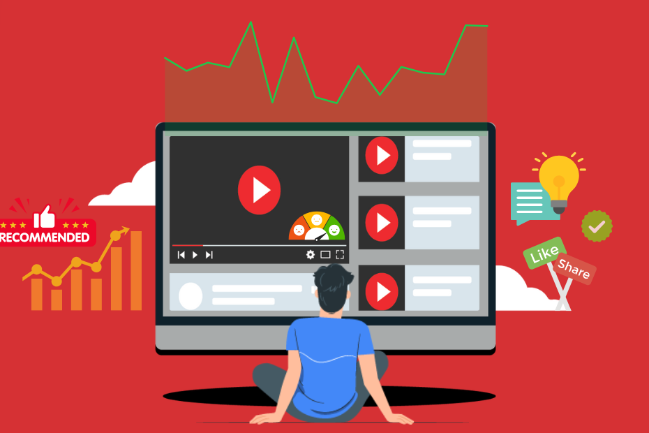 عمل فيديوهات يوتيوب بالاستناد إلى البيانات